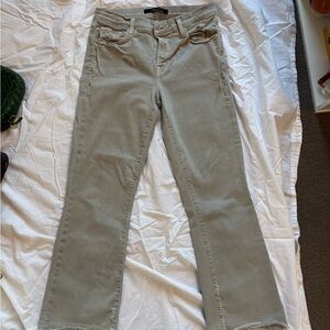 J Brand Women's Cropped denim Jeans in light grey